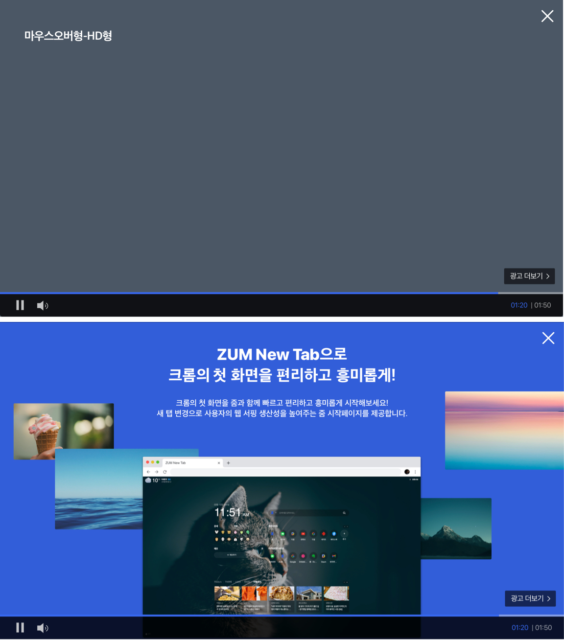 미니사이트+동영상 툴팁